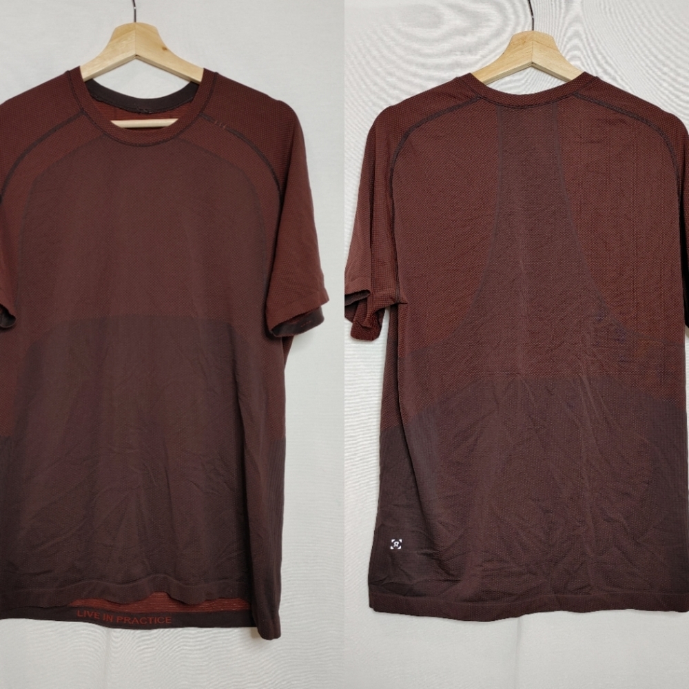 lululemon athletica Men's Short Sleeve Tee - Deep Burgundy